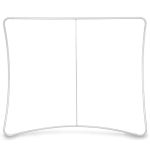 Tekstilinė sienelė Atlantis Tube V-forma 290x230