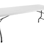 Renginių stalas E180 (180x75 cm) - baltas