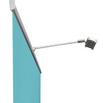 Mobilus reklaminis stendas Roll Up light - LED