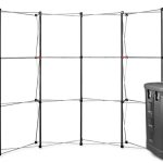 Aukščiausios kokybės magnetinė iššokanti sienelė 3x4 arkos formos vitrinoje