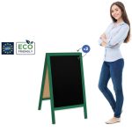 Kreidinės lentos ženklas „Classic S“ (51x90 cm) - žalias